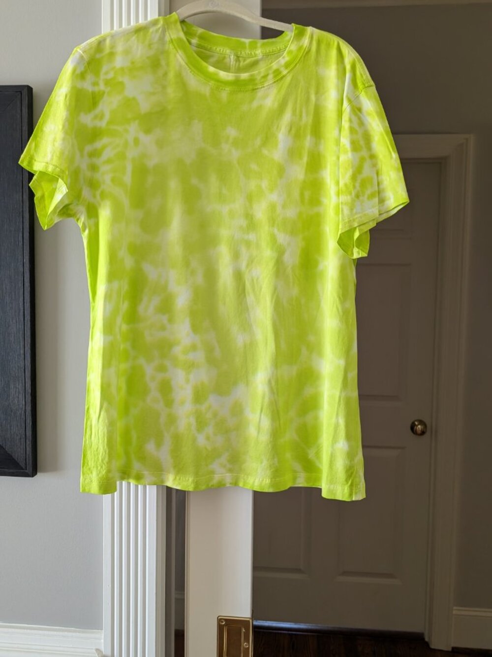Lululemon All Yours Short Sleeve (Marmoleado Tie Dye Lime)